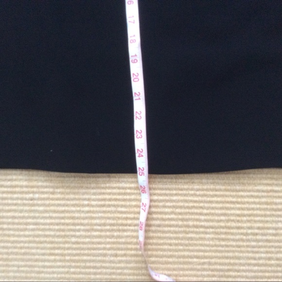 Talbots Black Skirt w/ Back Ruffle - Size 8 - Picture 11 of 12